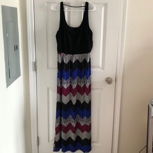 Maxi chevron dress